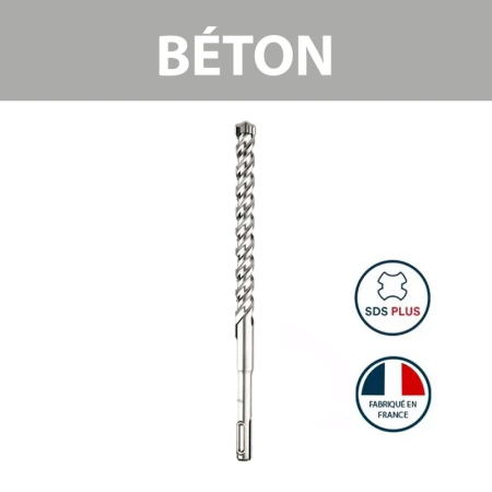 Foret béton ROCKFASTER 3 taillants SDS-Plus DIAGER