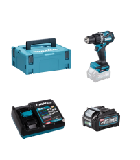 Perceuse-visseuse 40V 64Nm DF002GZ01 + 1 batterie 40V 2 Ah + chargeur rapide DC40RA MAKITA