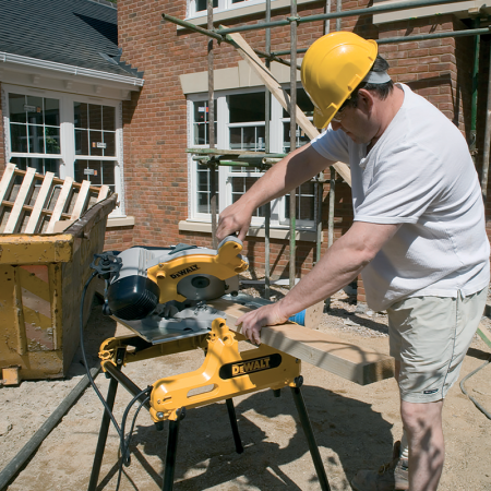Scie sur table et à onglets retournable DW743N-QS Ø250 mm DEWALT