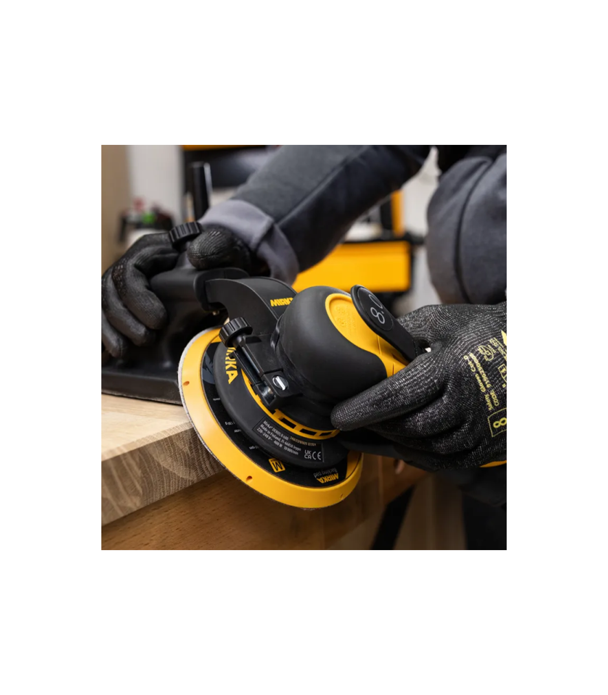 Guide de ponçage des chants pour DEROS 125/150 mm MIRKA