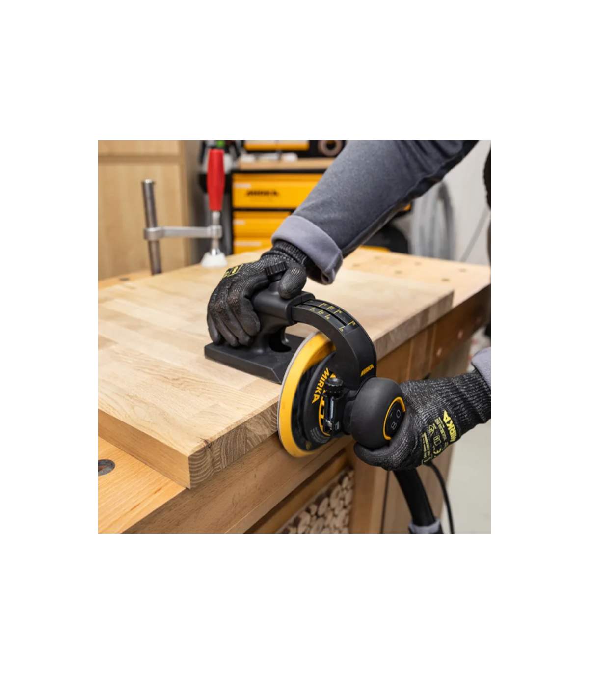 Guide de ponçage des chants pour DEROS 125/150 mm MIRKA