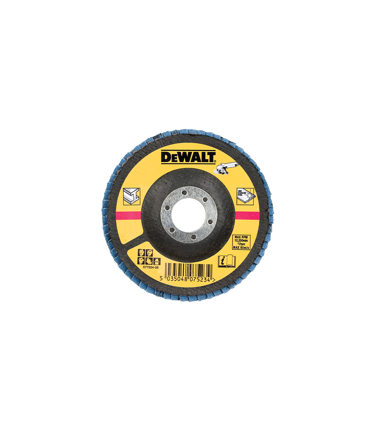 Disque à lamelles type 27 grain 60 Ø125 mm DEWALT