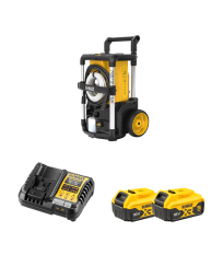 Nettoyeur haute pression XR 2 X 18V DCMPW1600N-XJ + 2 batterie 18V 5 Ah + 1 Chargeur DCB1104-QW DEWALT