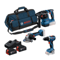 Pack 3 outils 18V (GSR 18V-65 + GBH 18V-22 + GWS18V-8) BOSCH
