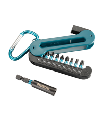 Set de 9 embouts 25mm + 1 porte embout magnétique Impact BLACK MAKITA