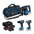 Pack 3 outils 18V (GSR18V-65 + GDX18V-285 + GBH 18V-22) BOSCH
