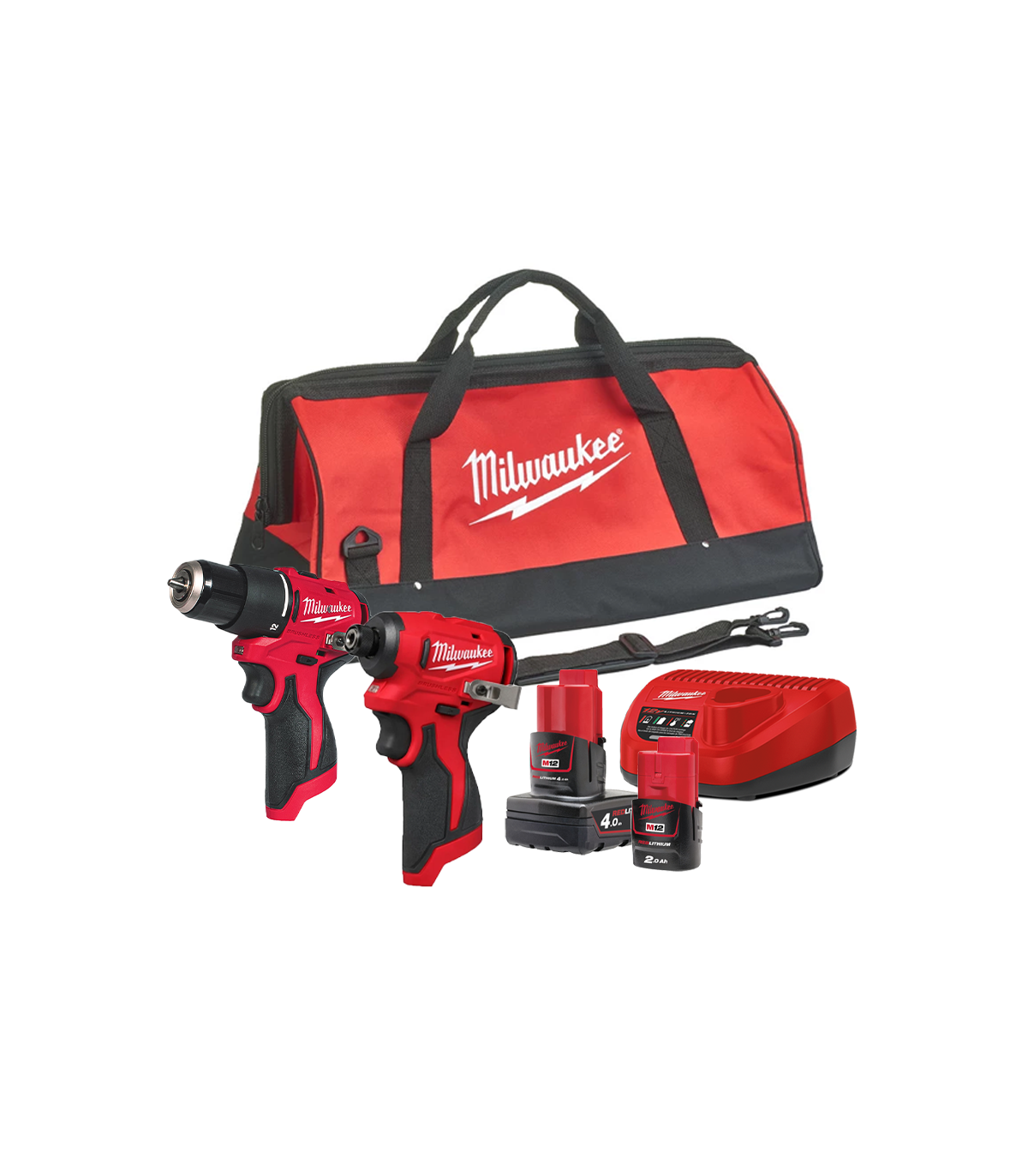 Pack 2 outils 12V M12 BLPP2B-422B (BLPDRC + BLIDRC) MILWAUKEE