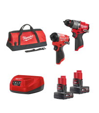 Pack 2 outils 12V M12 FPP2A2-402X (FPD2 + FID2) MILWAUKEE