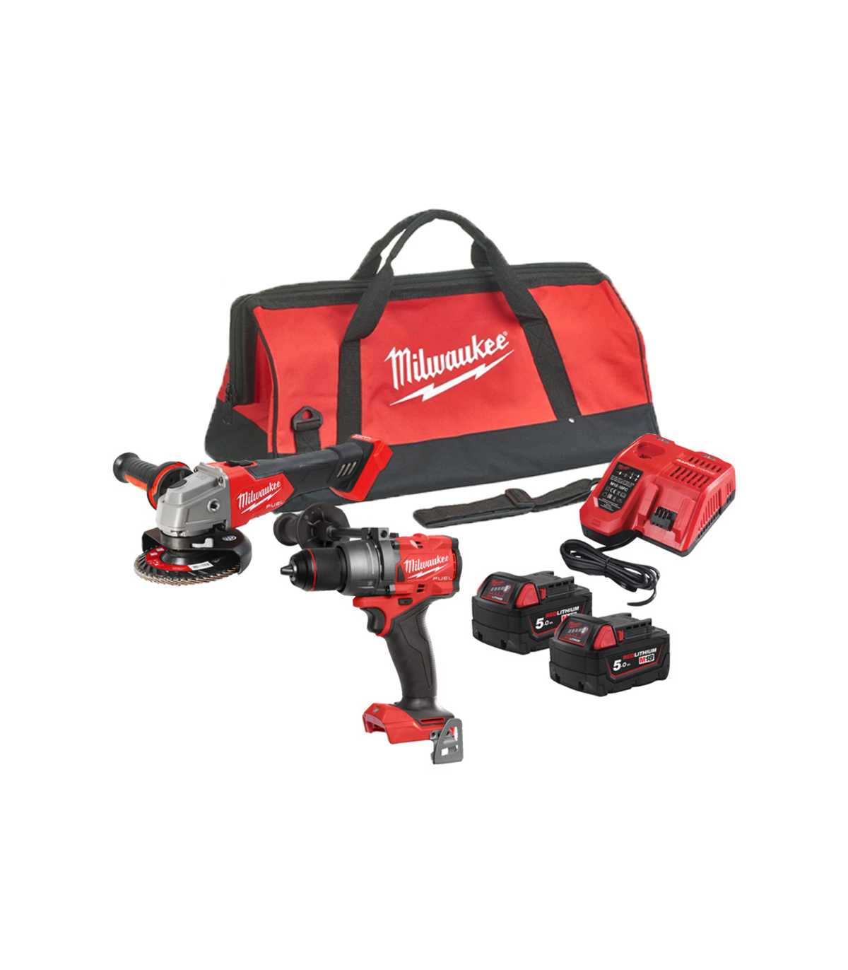 Pack 2 outils 18V M18 FPP2E3-0  (FPD3-0 + FSAG125X-0) MILWAUKEE