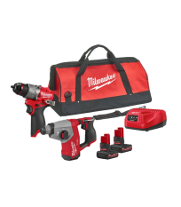 Pack 2 outils 12V M12 FPP2BG2-502X (FPD2 + FHAC16) MILWAUKEE