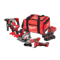 Pack 6 outils 18V M18 FPP6HK-504B (BLPDRC + BLIDRC + BLH + BLSAG125XPD + FCS552 + BMT) MILWAUKEE