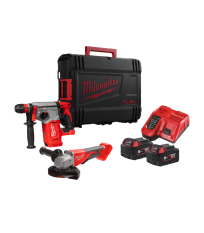 Pack 2 outils 18V M18 BLPP2G-502X (BLH-0 + BLSAG125XPD-0X) MILWAUKEE