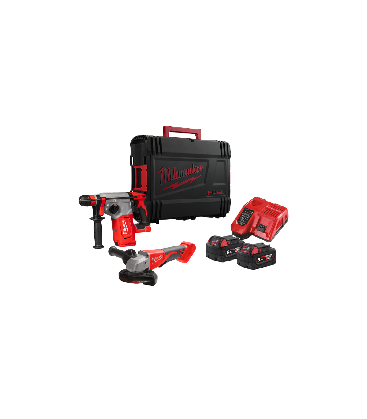 Pack 2 outils 18V M18 BLPP2G-502X (BLH-0 + BLSAG125XPD-0X) MILWAUKEE