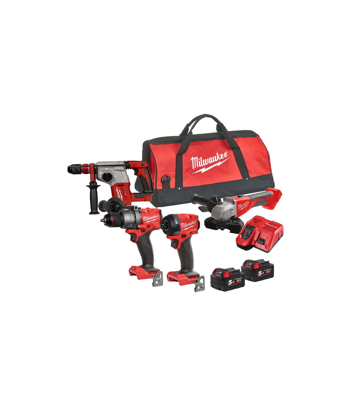 Pack 4 outils 18V M18 ESSENTIEL (FPD3 + FID3 + FSAG125X + BLHX) MILWAUKEE