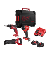 Pack 3 outils 18V M18 PLACO (FSG-0X + FID3-0 + FSZ-0) MILWAUKEE