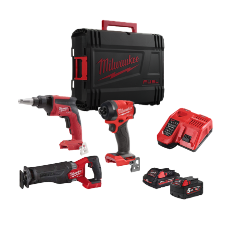 Pack 3 outils 18V M18 PLACO (FSG-0X + FID3-0 + FSZ-0) MILWAUKEE