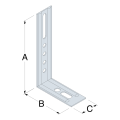 Equerre nervurée droite END 85x70x30x1,5 mm SIMPSON