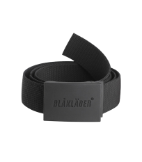 Ceinture boucle gomme noir 120cm BLAKLADER