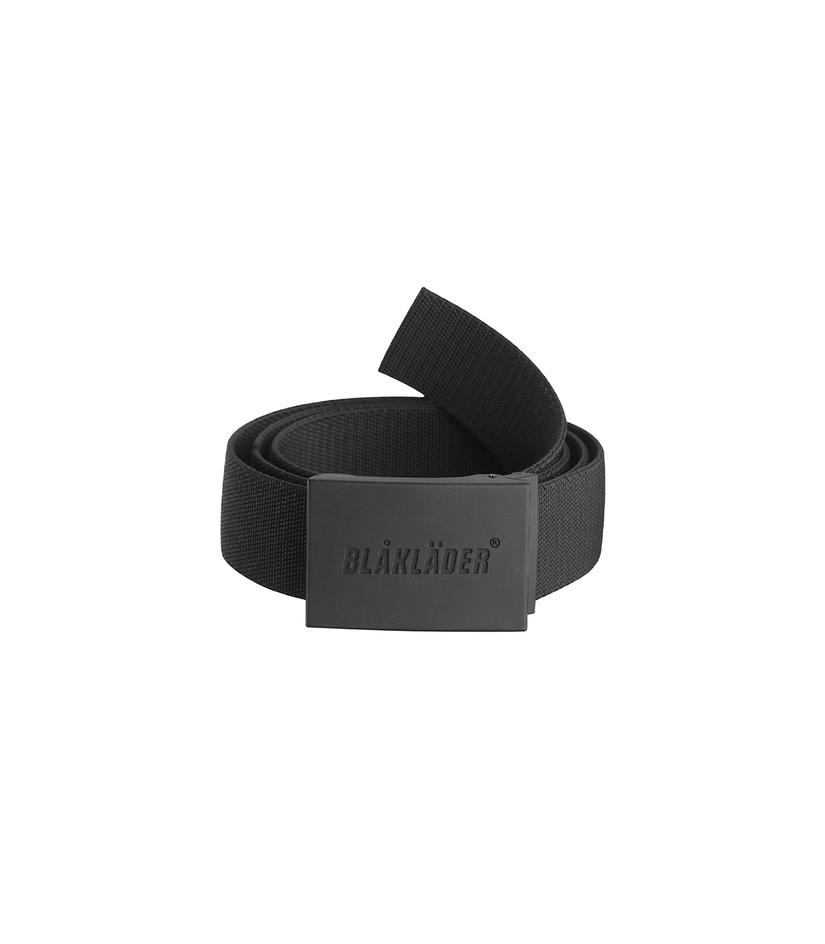 Ceinture boucle gomme noir 120cm BLAKLADER