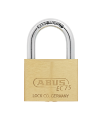 Cadenas à clé en laiton 75/60mm EC75 ABUS