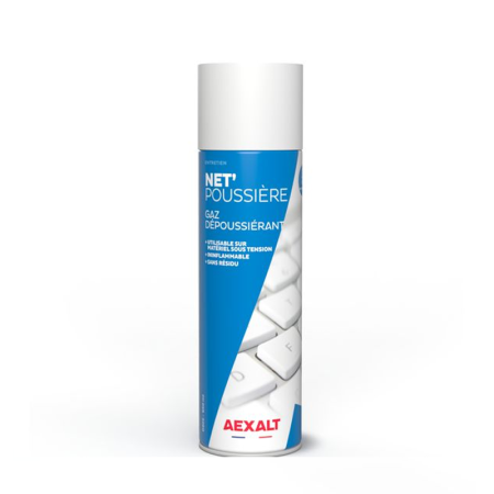 Gaz dépoussiérant NET’POUSSIÈRE 650ml AEXALT