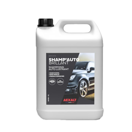 Shampoing carrosserie SHAMP’AUTO BRILLANT 5L AEXALT