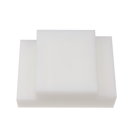 Pièce à sertir en plastique PE blanc 130×95 mm STUBAI