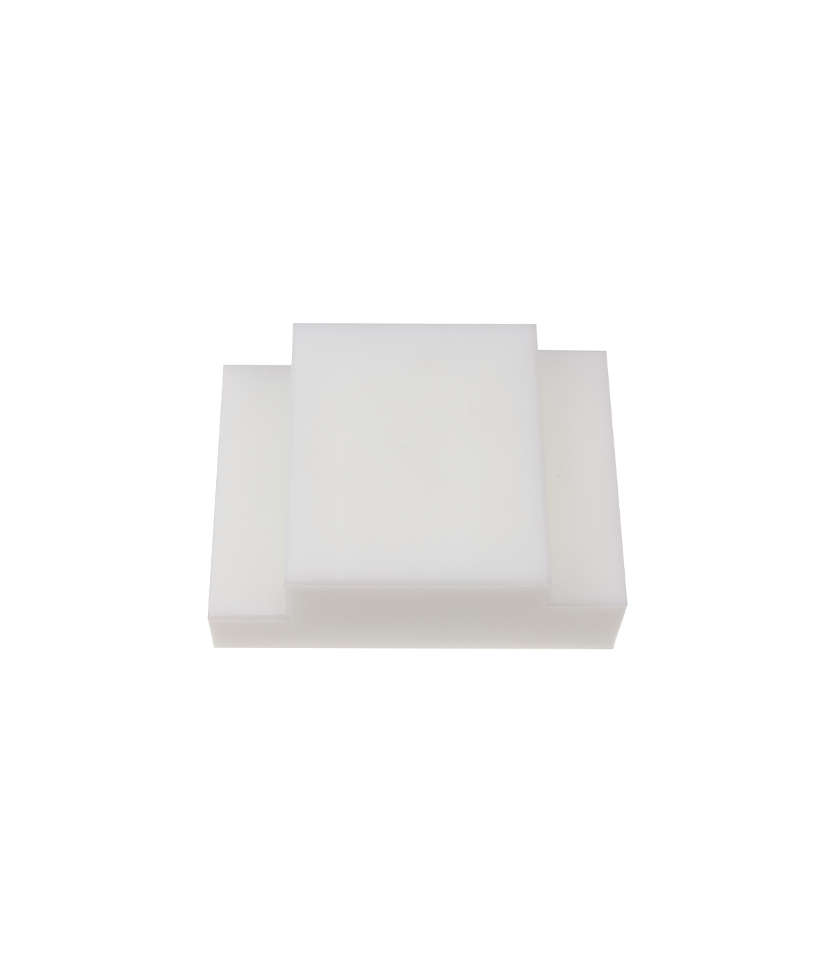 Pièce à sertir en plastique PE blanc 130×95 mm STUBAI