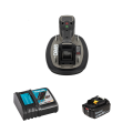 Ventouse électrique PRO BRUSHLESS 120kg + 1 adaptateur batterie makita + 1 batterie makita 18V 5 Ah + 1 chargeur DC18RC GRABO