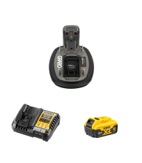 Ventouse électrique PRO BRUSHLESS 120kg + 1 adaptateur batterie dewalt+ 1 batterie dewalt18V 5 Ah + DCB1104-QW GRABO