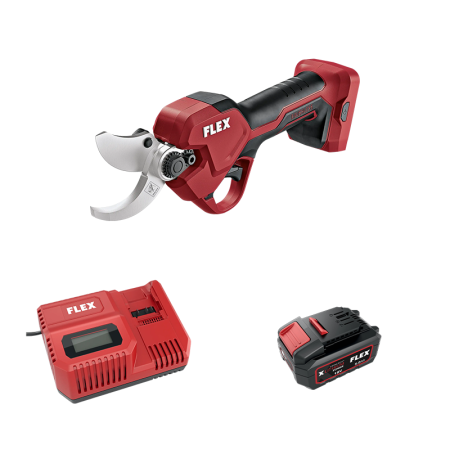 Sécateur 18V GPS 35 18-EC + 1 batterie 5 Ah + 1 chargeur CA 12/18 230/CEE FLEX