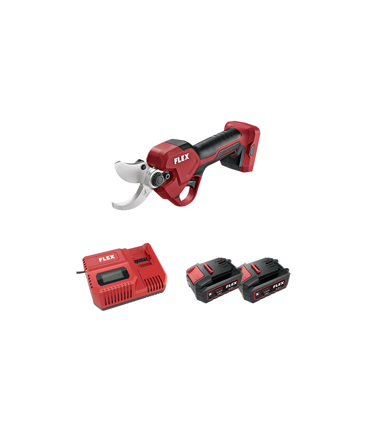 Sécateur 18V GPS 35 18-EC + 2 batteries 5 Ah + 1 chargeur CA 12/18 230/CEE FLEX
