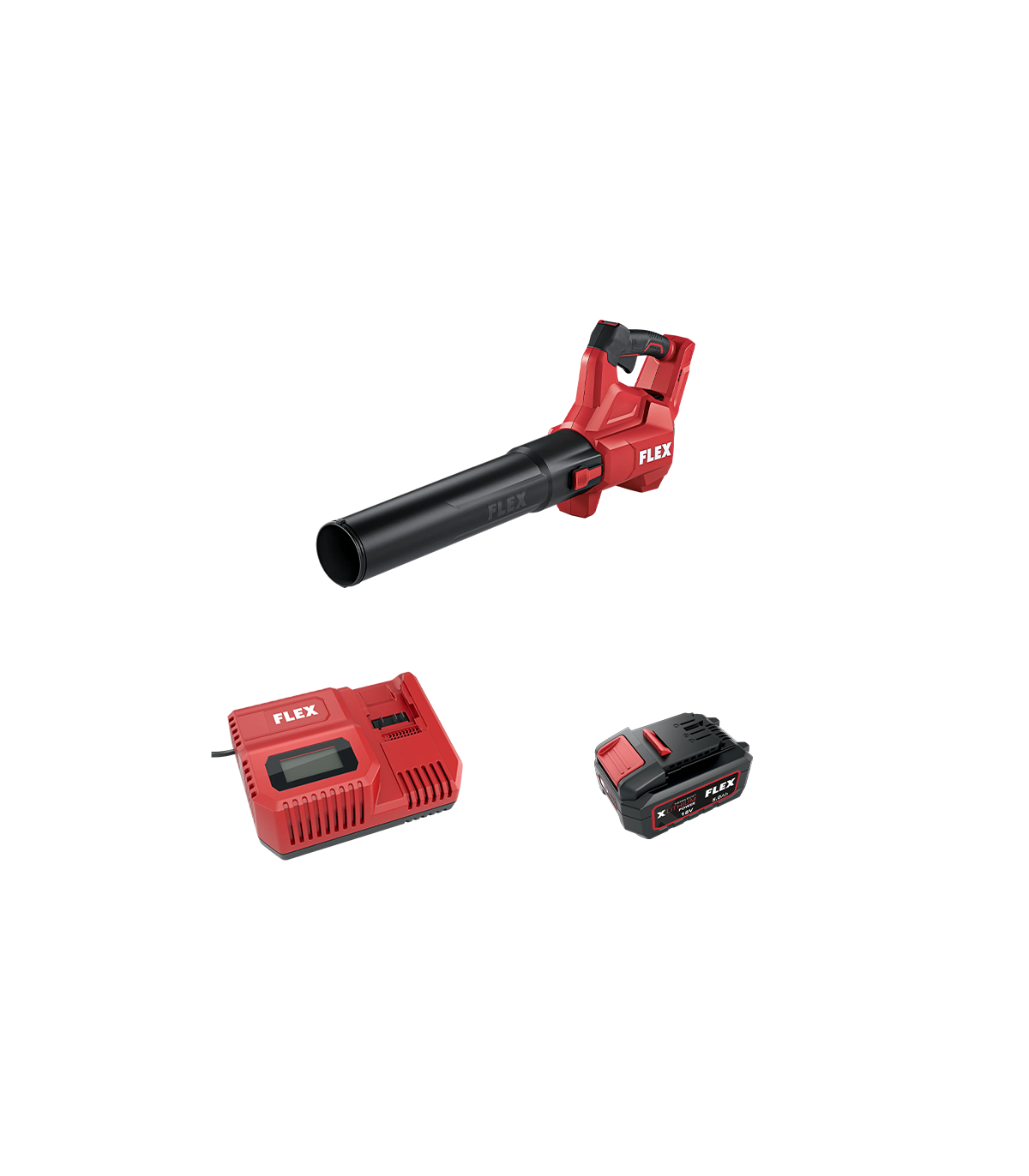 Souffleur 18V GBL 790 18-EC + 1 batterie 5 Ah + 1 chargeur CA 12/18 230/CEE FLEX