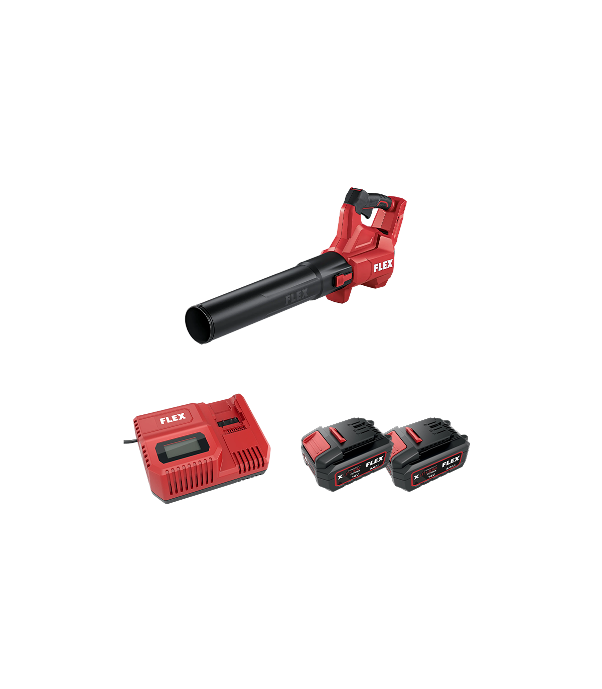 Souffleur 18V GBL 790 18-EC + 2 batteries 5 Ah + 1 chargeur CA 12/18 230/CEE FLEX