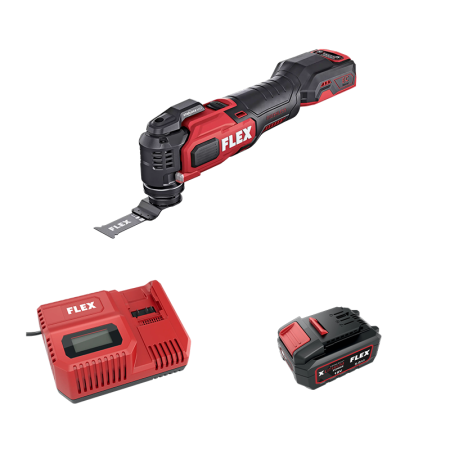 Outil multifonction 18V MT 18.0-EC C + 1 batterie 5 Ah + 1 chargeur CA 12/18 230/CEE FLEX