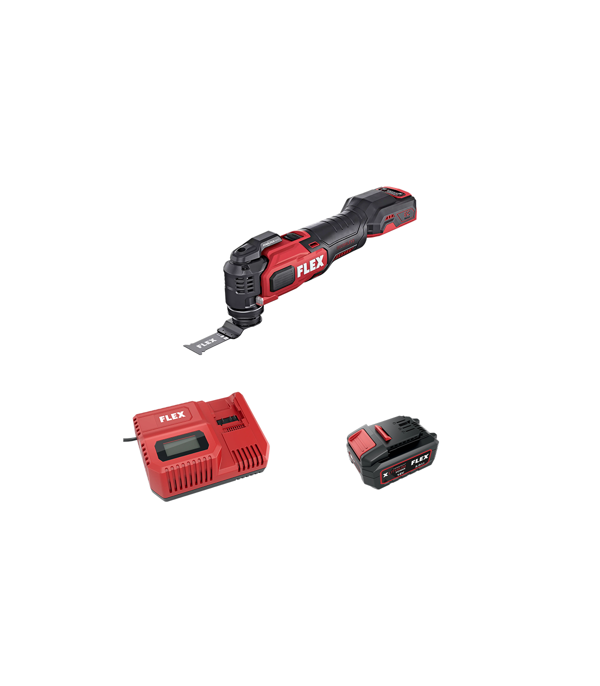Outil multifonction 18V MT 18.0-EC C + 1 batterie 5 Ah + 1 chargeur CA 12/18 230/CEE FLEX
