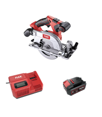 Scie circulaire 18V CS 62 18.0-EC C 165mm + 1 batterie 5 Ah + 1 chargeur CA 12/18 230/CEE FLEX