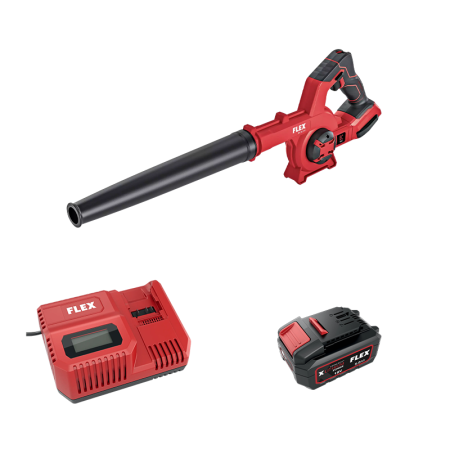 Souffleur 18V BW 18.0-EC + 1 batterie 5 Ah + 1 chargeur CA 12/18 230/CEE FLEX