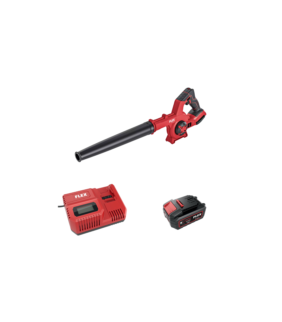 Souffleur 18V BW 18.0-EC + 1 batterie 5 Ah + 1 chargeur CA 12/18 230/CEE FLEX