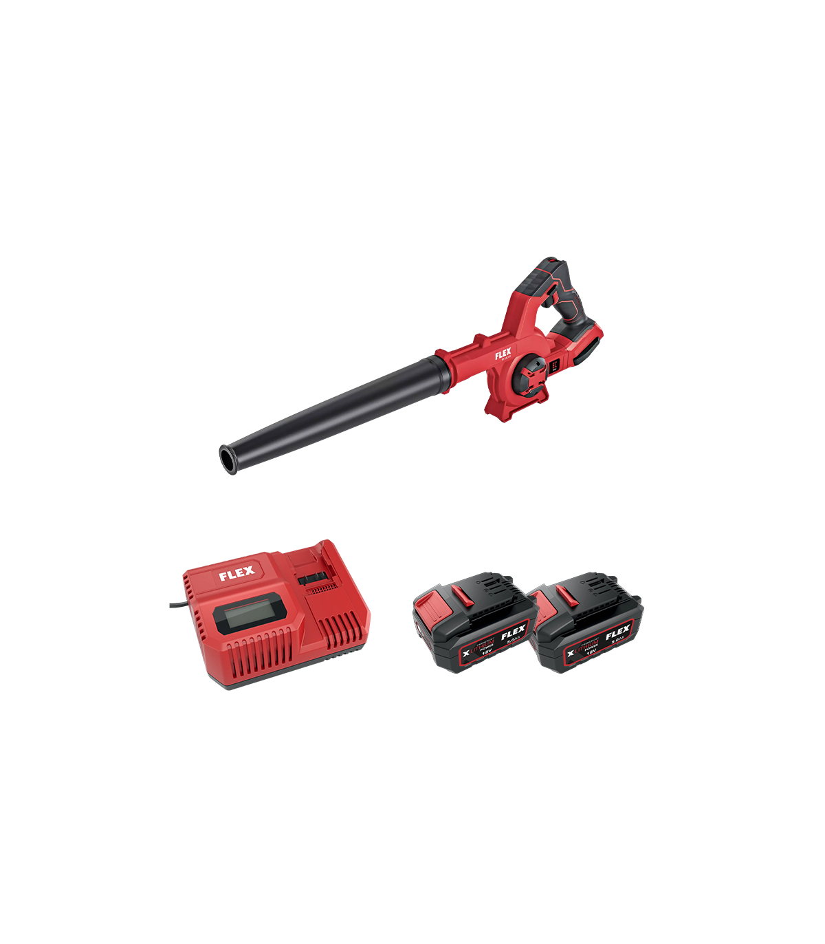 Souffleur 18V BW 18.0-EC + 2 batteries 5 Ah + 1 chargeur CA 12/18 230/CEE FLEX