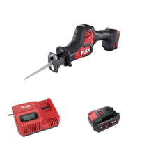 Scie sabre 18V RS 25 18.0-EC C + 1 batterie 5 Ah + 1 chargeur CA 12/18 230/CEE FLEX