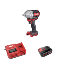 Boulonneuse à chocs 18V IW 1/2" 750 18.0-EC C + 1 batterie 5 Ah + 1 chargeur CA 12/18 230/CEE FLEX
