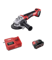 Meuleuse d’angle 125mm 18V LBE 125 18.0-EC C + 1 batterie 5 Ah + 1 chargeur CA 12/18 230/CEE FLEX