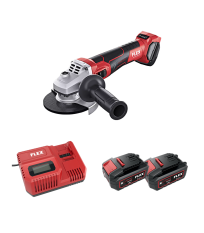 Meuleuse d’angle 125mm 18V LBE 125 18.0-EC C + 2 batteries 5 Ah + 1 chargeur CA 12/18 230/CEE FLEX