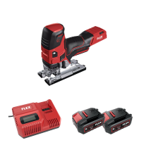 Scie sauteuse 18V JS 18.0-EC C + 2 batteries 5 Ah + 1 chargeur CA 12/18 230/CEE FLEX