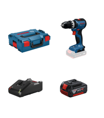 Perceuses-visseuses à percussion GSB 18V-52 + 1 batterie GBA 18V 4 Ah + Chargeur GAL 18V-40 BOSCH