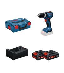 Perceuses-visseuses à percussion GSB 18V-52 + 2 Batteries EXPERT 4 Ah + 1 Chargeur GAL 12V/18V-80 BOSCH