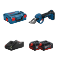 2 batteries GBA 18V 4 Ah + Chargeur GAL 18V-40