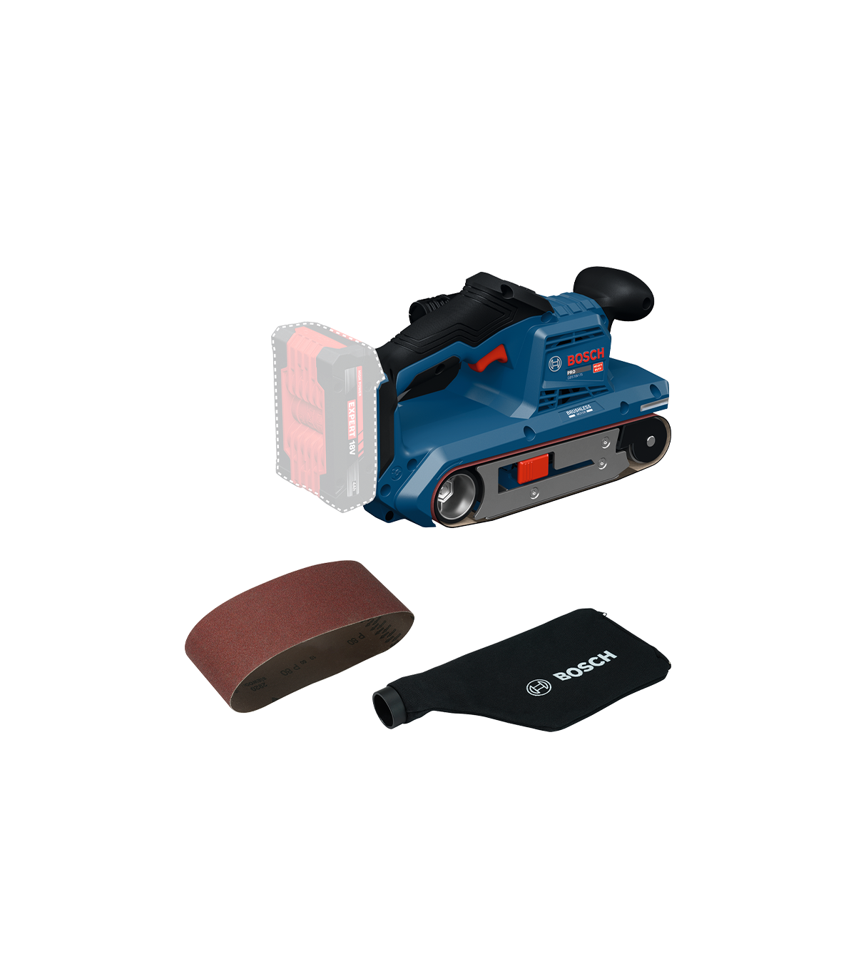 Ponceuse à bande GBS 18V-75 BOSCH