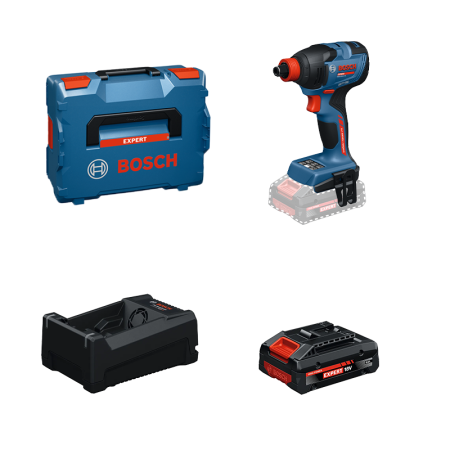 Boulonneuse / Visseuse à chocs EXPERT EXDX18V-210 + 1 Batterie EXPERT 4 Ah + 1 Chargeur GAL 12V/18V-80 BOSCH